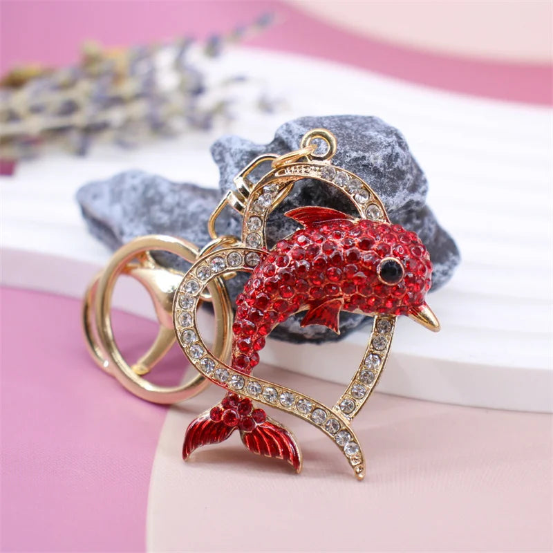 Summer Beach Starfish Keychain Souvenir Gifts for Women Men Car Key Handbag Pendants Keyrings DIY Jewelry Accessories
