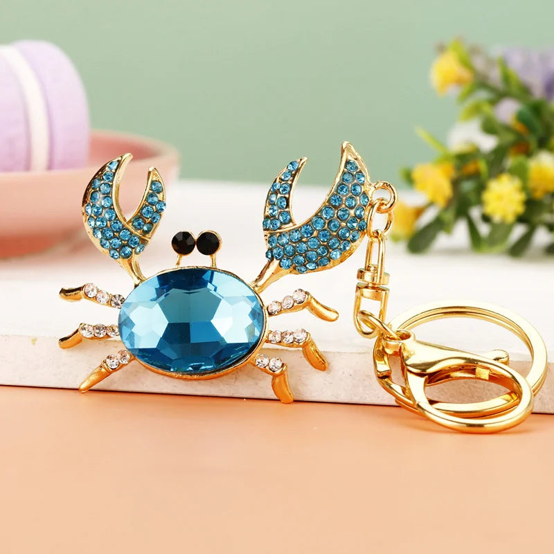 Summer Beach Starfish Keychain Souvenir Gifts for Women Men Car Key Handbag Pendants Keyrings DIY Jewelry Accessories