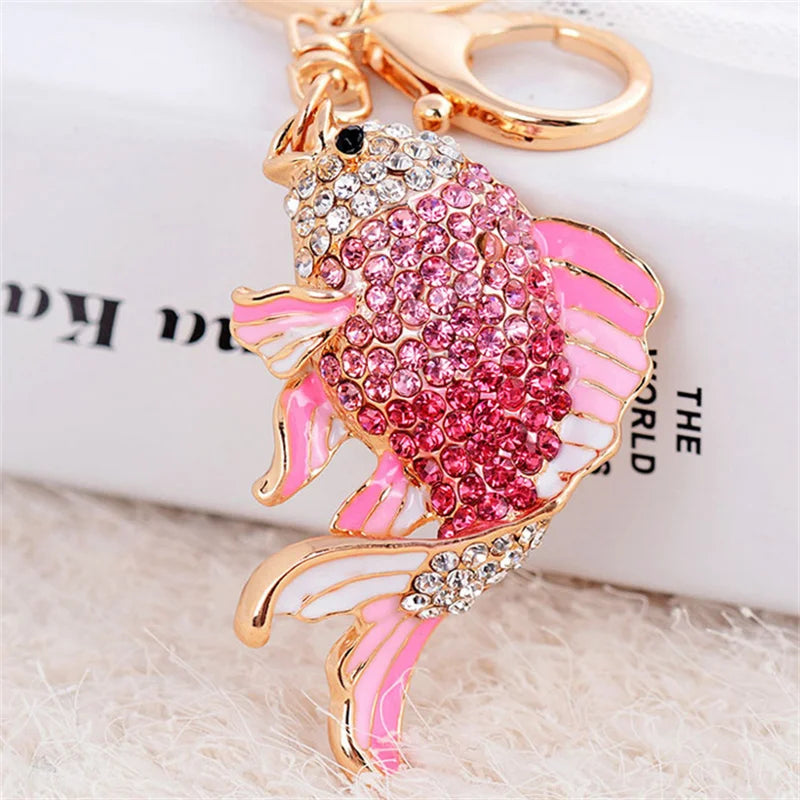 Summer Beach Starfish Keychain Souvenir Gifts for Women Men Car Key Handbag Pendants Keyrings DIY Jewelry Accessories