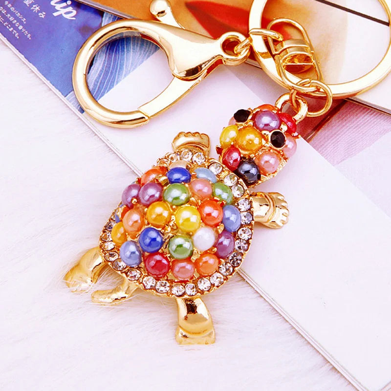Summer Beach Starfish Keychain Souvenir Gifts for Women Men Car Key Handbag Pendants Keyrings DIY Jewelry Accessories