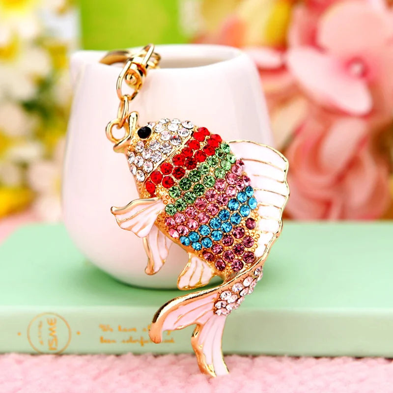 Summer Beach Starfish Keychain Souvenir Gifts for Women Men Car Key Handbag Pendants Keyrings DIY Jewelry Accessories