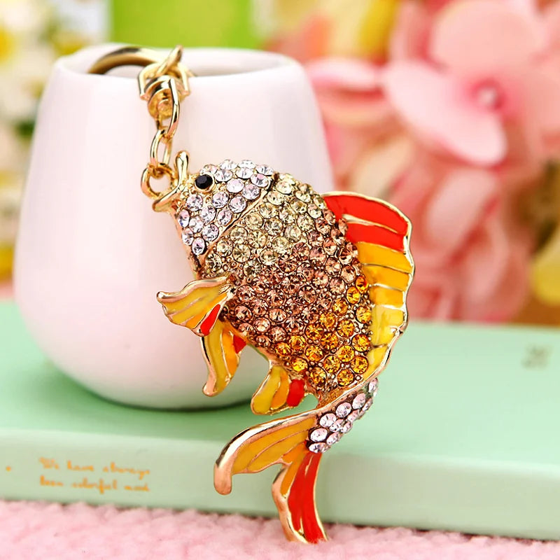 Summer Beach Starfish Keychain Souvenir Gifts for Women Men Car Key Handbag Pendants Keyrings DIY Jewelry Accessories
